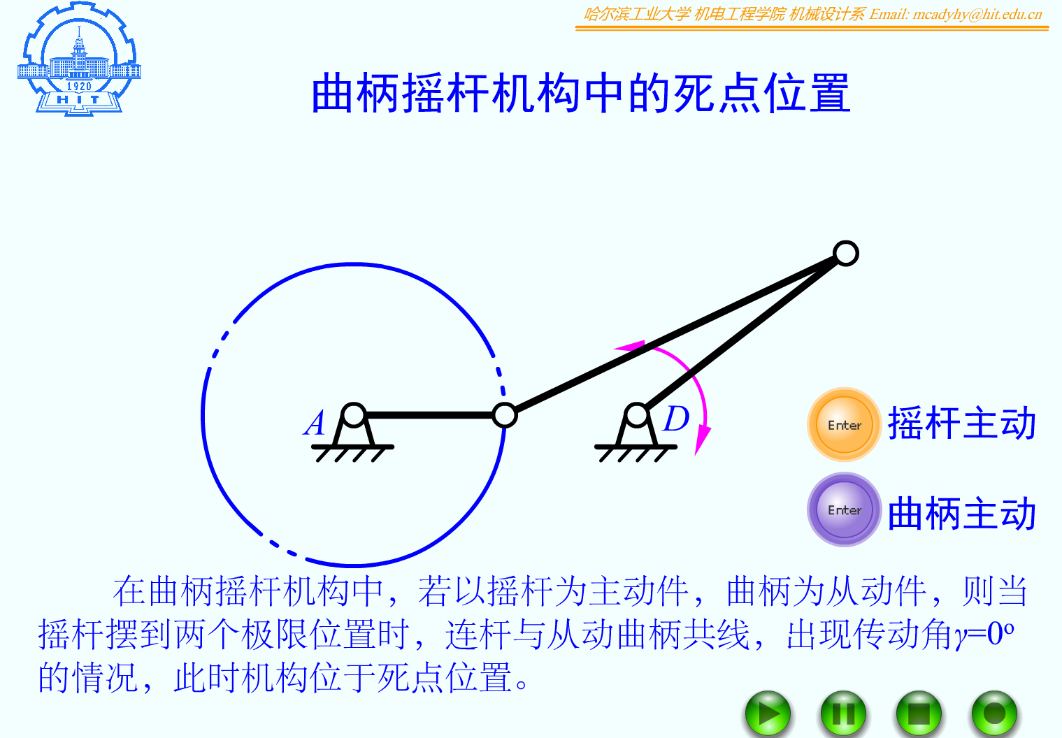 F05_34_曲柄摇杆机构中的死点位置